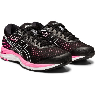 Asics Gel Cumulus 21 czarny/różowy Dämpfungsowe buty biegowe damskie